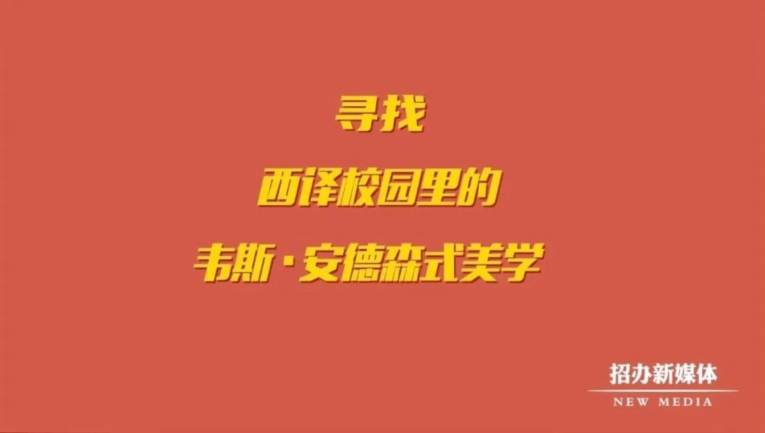 用韦斯&middot;安德森的方式打开西译！