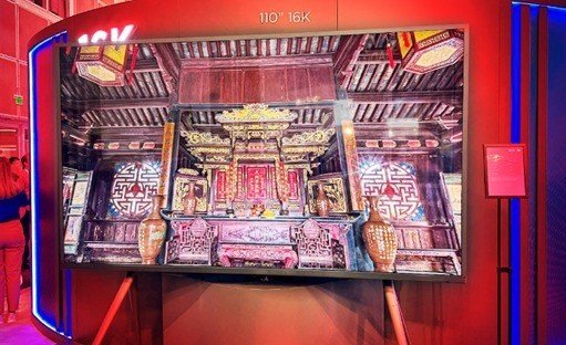 国货牛!京东方推出全球首款110寸16K屏幕