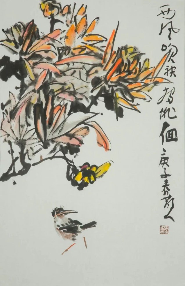 《西风吹袂独徘徊》68cm&times;44cm