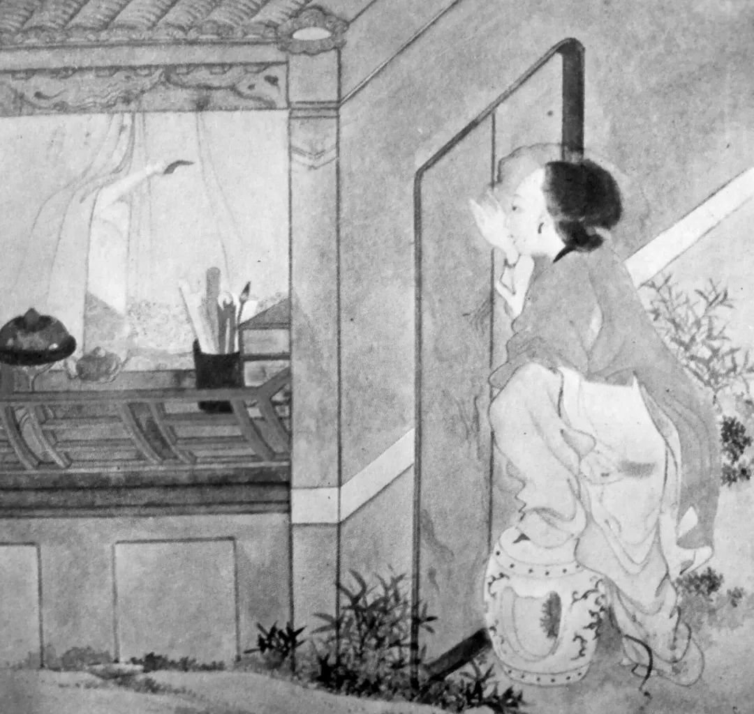 此见福田和彦《中国春宫画》中文版,芳贺书店发行,第136页