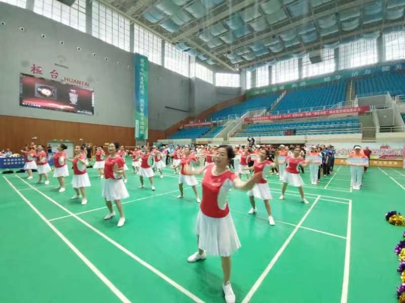 2023年全省老年人羽毛球比赛在桓台开赛