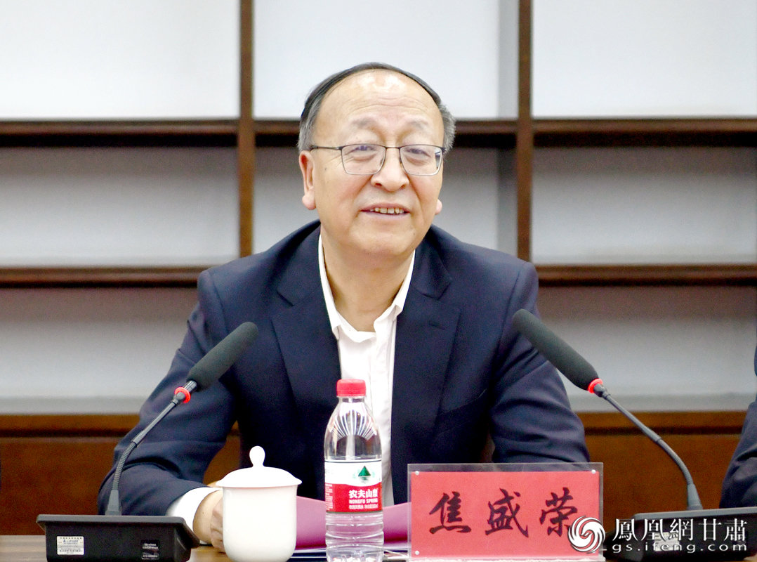 甘肃政法大学党委书记焦盛荣期待，双方在未来的合作中实现持续共赢。肖刚 摄