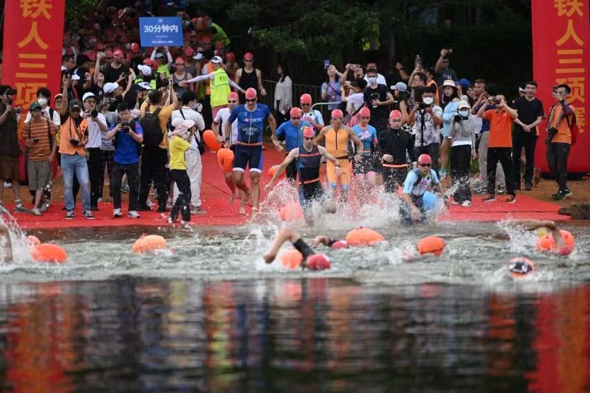 2023广东万里碧道东莞同沙铁人三项赛圆满举办