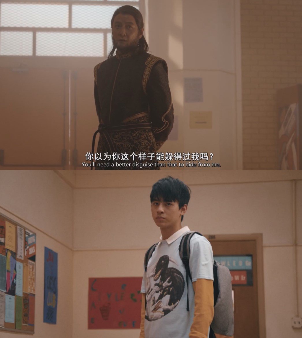 孙悟空（吴彦祖 饰）与儿子孙维辰（刘敬 饰）