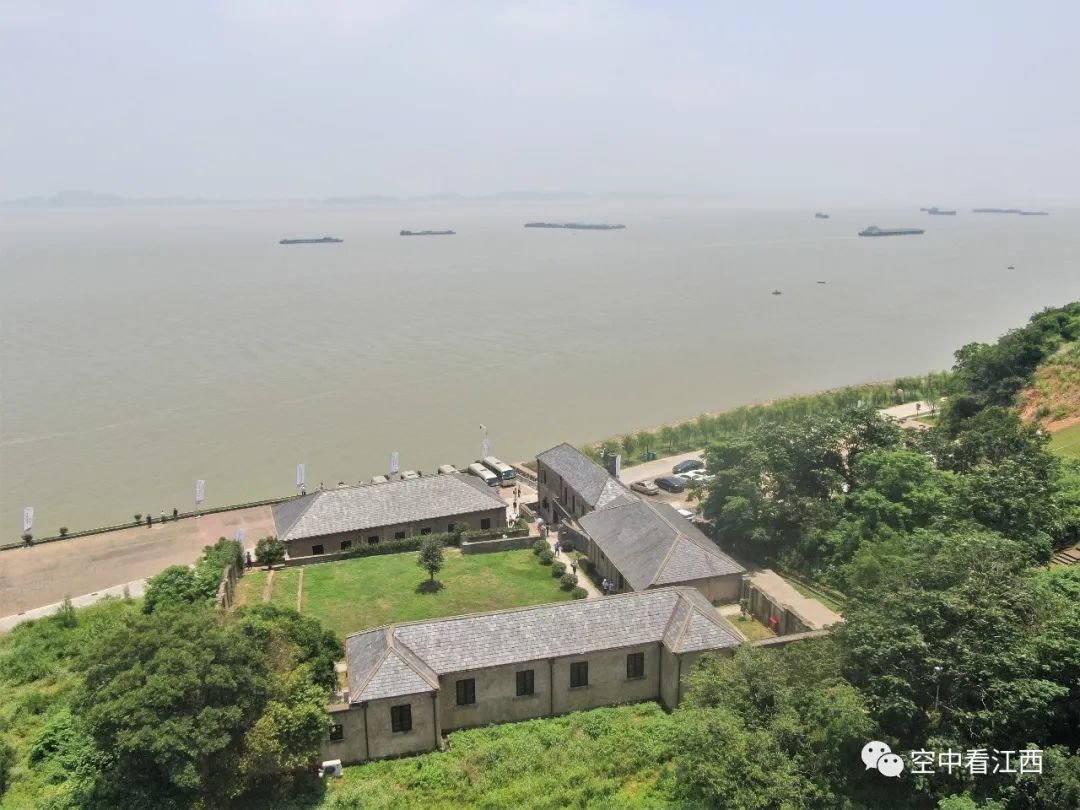 航拍九江姑塘海关旧址（图）