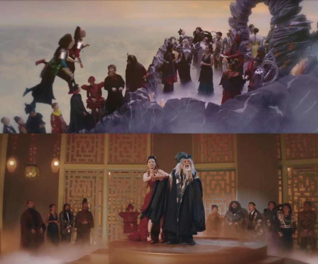 天庭蟠桃会部分，真的是乱来