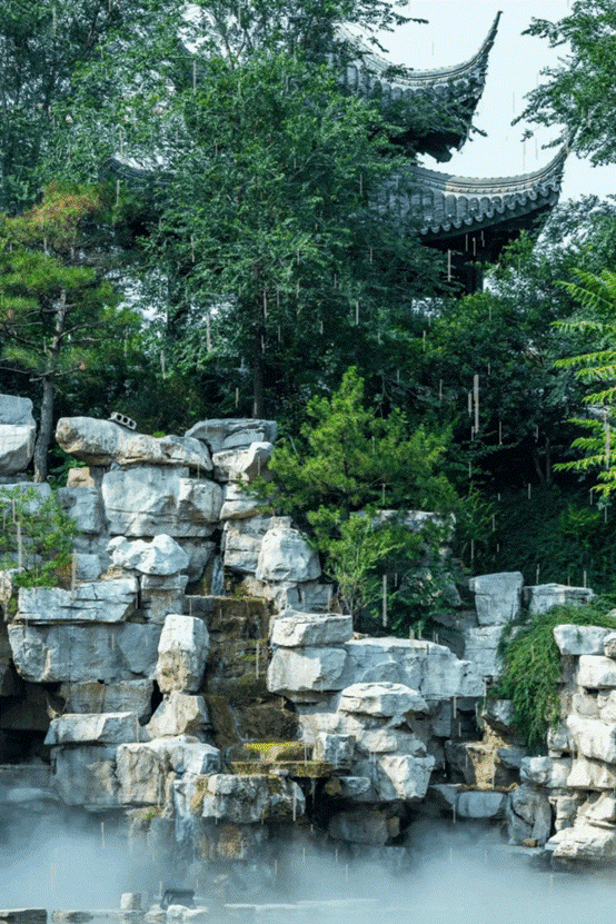 一半烟雨一半诗意！大雨落下，带来了袅袅水雾里的“避暑秘境”！