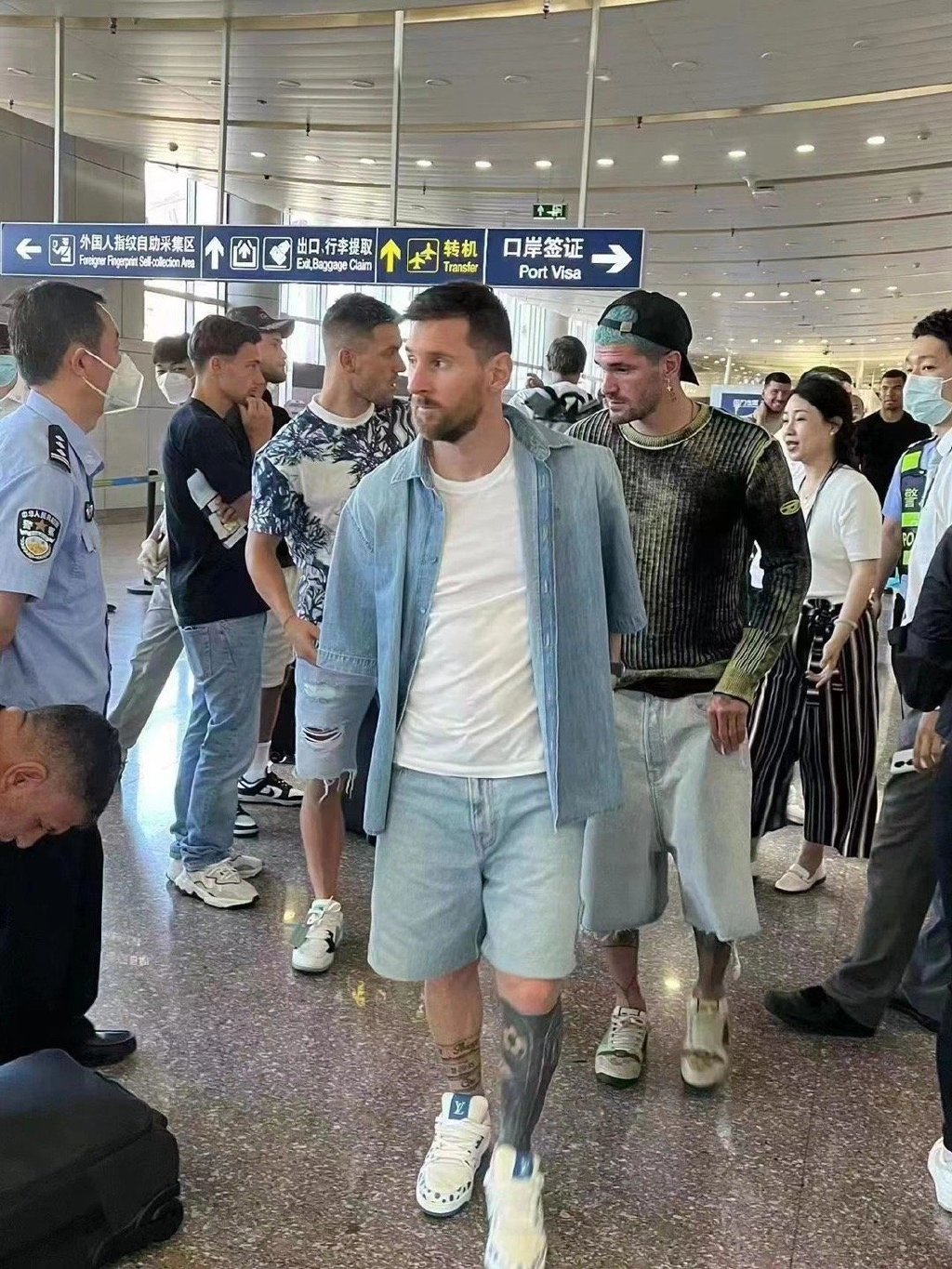 梅西乘私人飞机抵达北京！开启个人第7次中国行