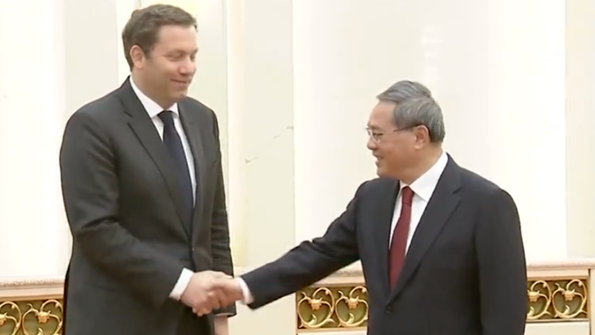 李强会见德国社民党代表团
