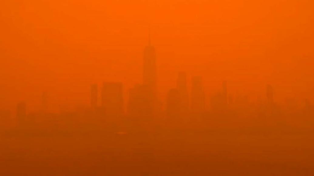 加拿大山火席卷北美，“黄昏末日”笼罩纽约：空气比印度差