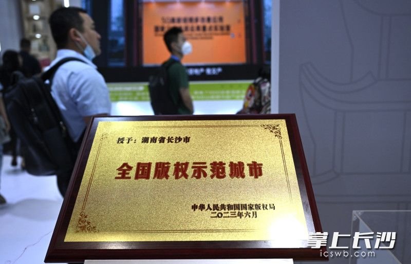 6月8日，长沙获评“全国版权示范城市”。长沙晚报全媒体记者 邹麟 摄