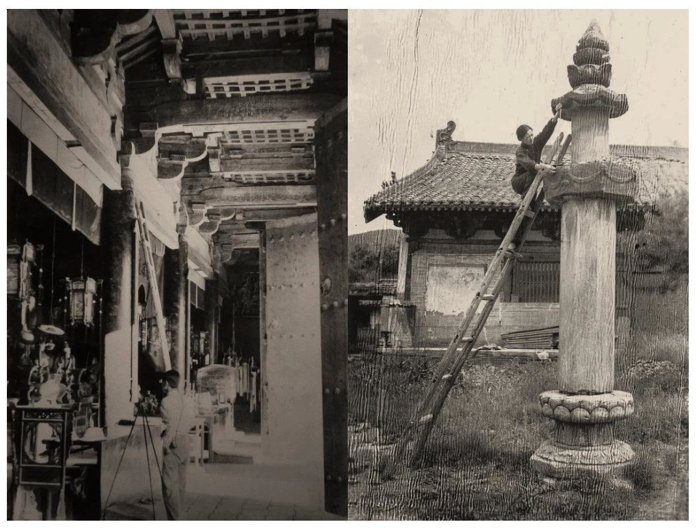 ▲梁思成林徽因拍摄的照片