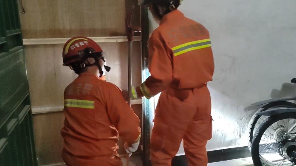 居民家中现1米长眼镜蛇，消防员捕获后放生