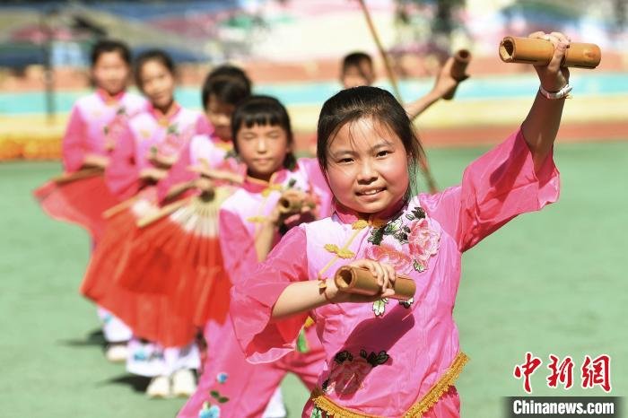 排练现场。　王海滨 摄