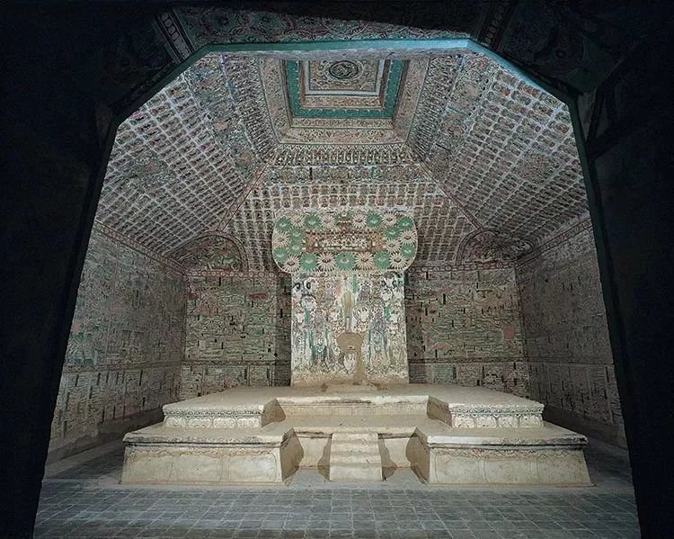 ▲ 莫高窟第61窟甬道和主室