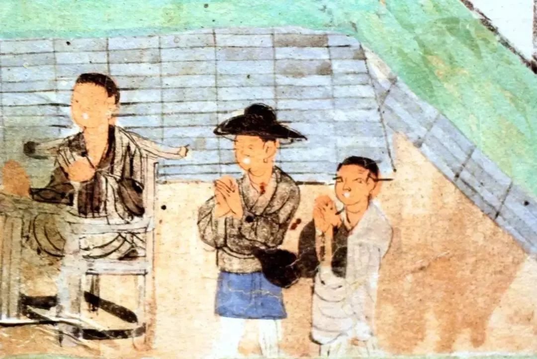 ▲佛光寺中人物