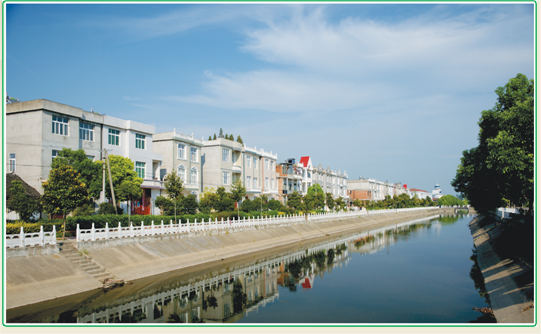 健康村村庄自然风光