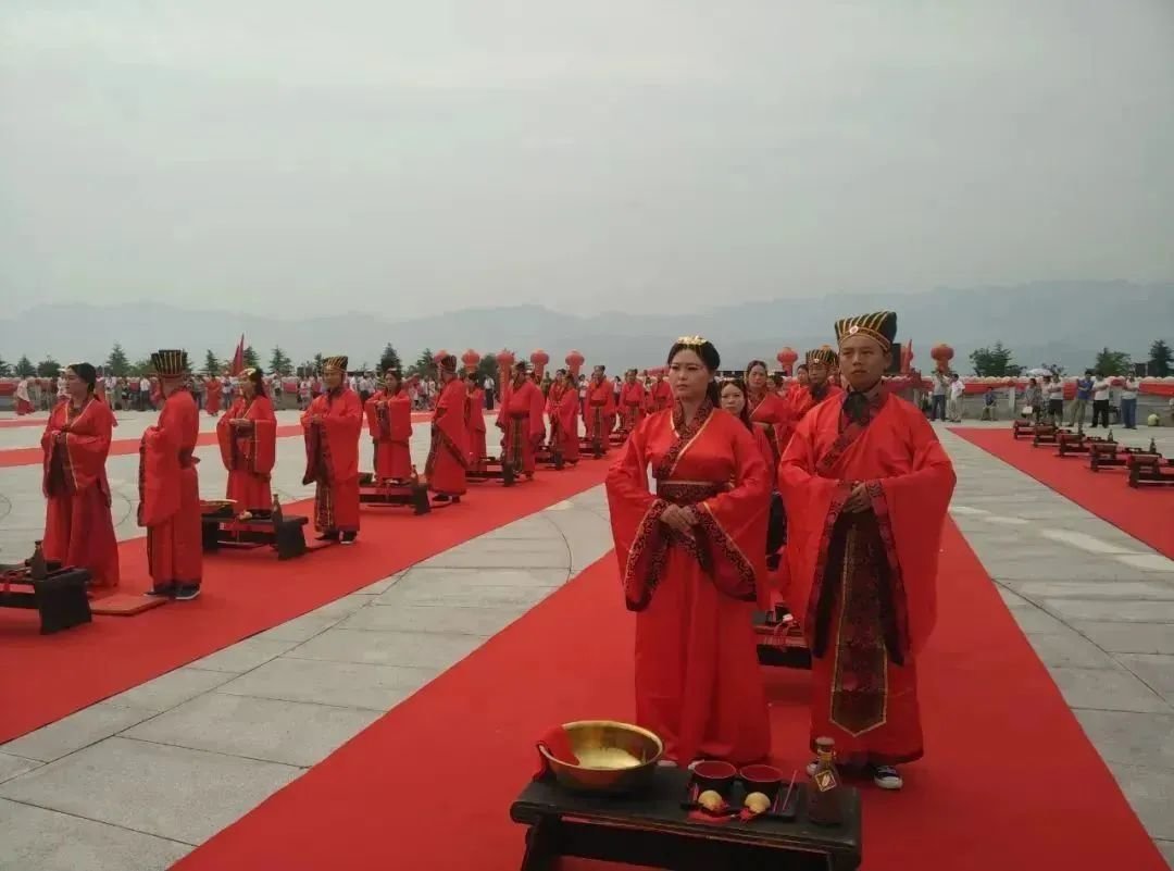 汉风古韵集体婚礼