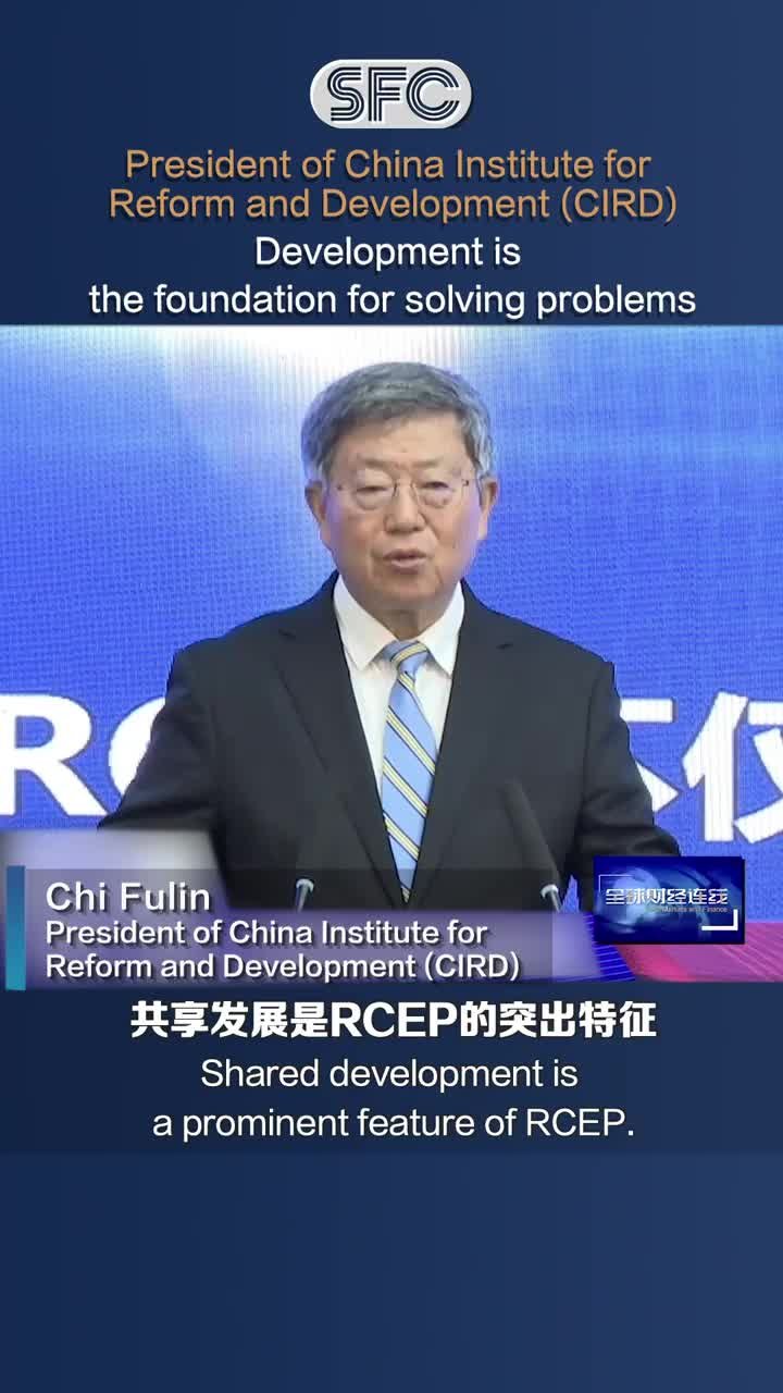 Chi Fulin,President of CIRD:Development is the foundation for solving problems