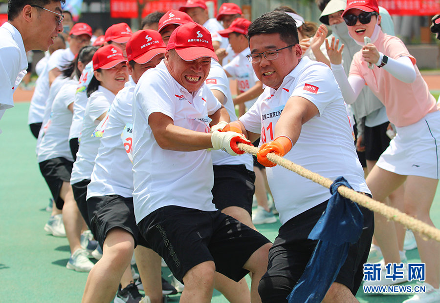 陕西建工第七建设集团举办职工运动会竞赛 夏日酷暑挡不住运动热情