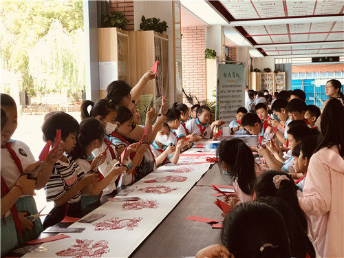 图1:河北小学活动现场。徐淑倩/供图