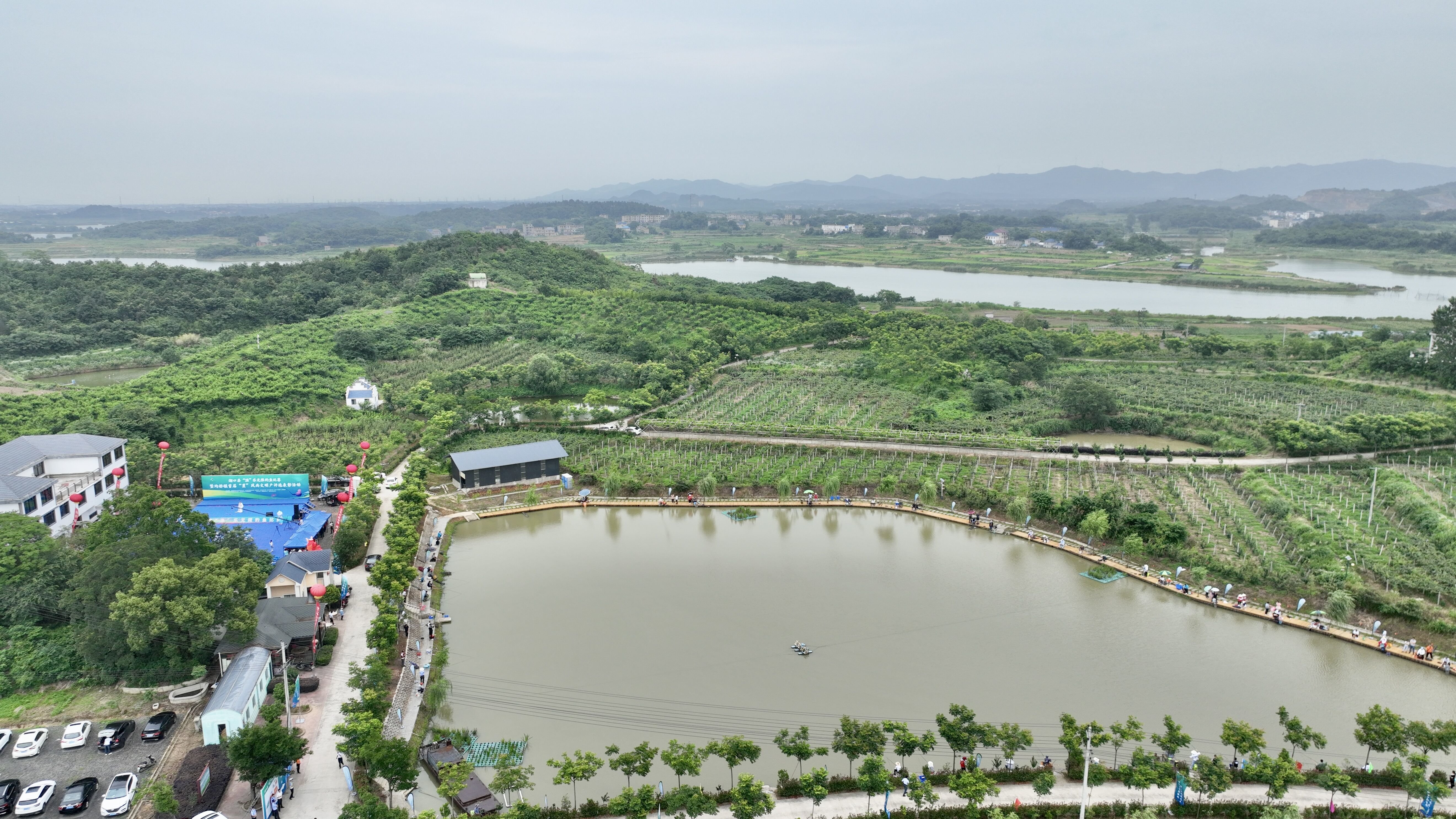 九江湖口县：休闲垂钓乐悠悠 农旅融合“好光景”