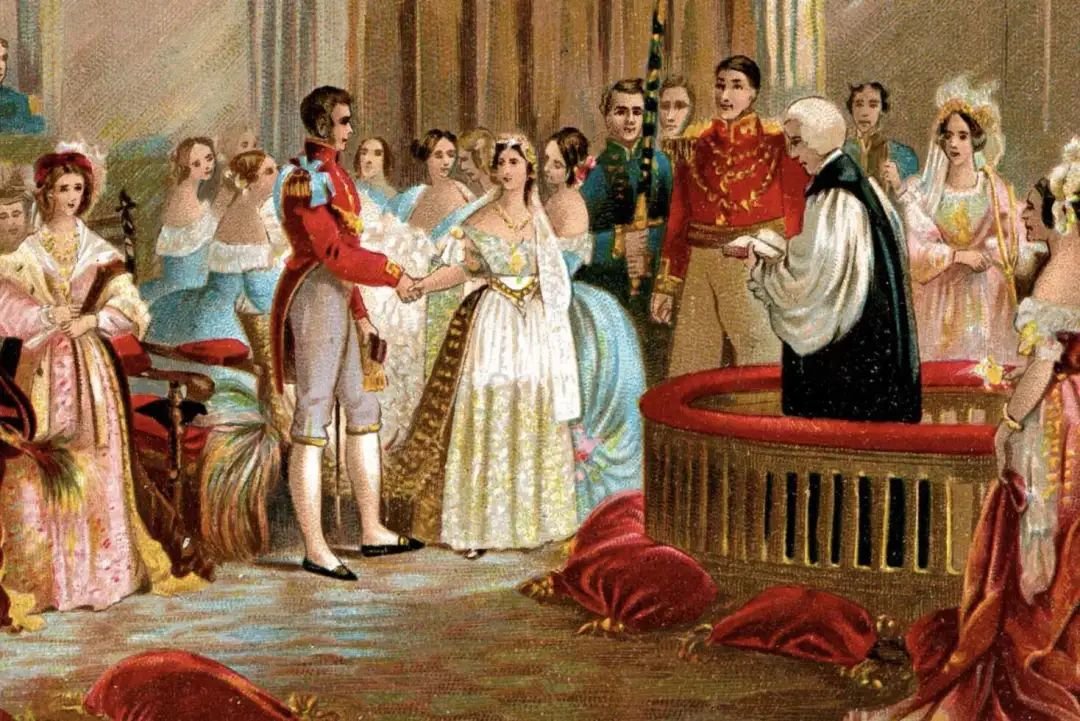1840年维多利亚女王和阿尔伯特亲王婚礼