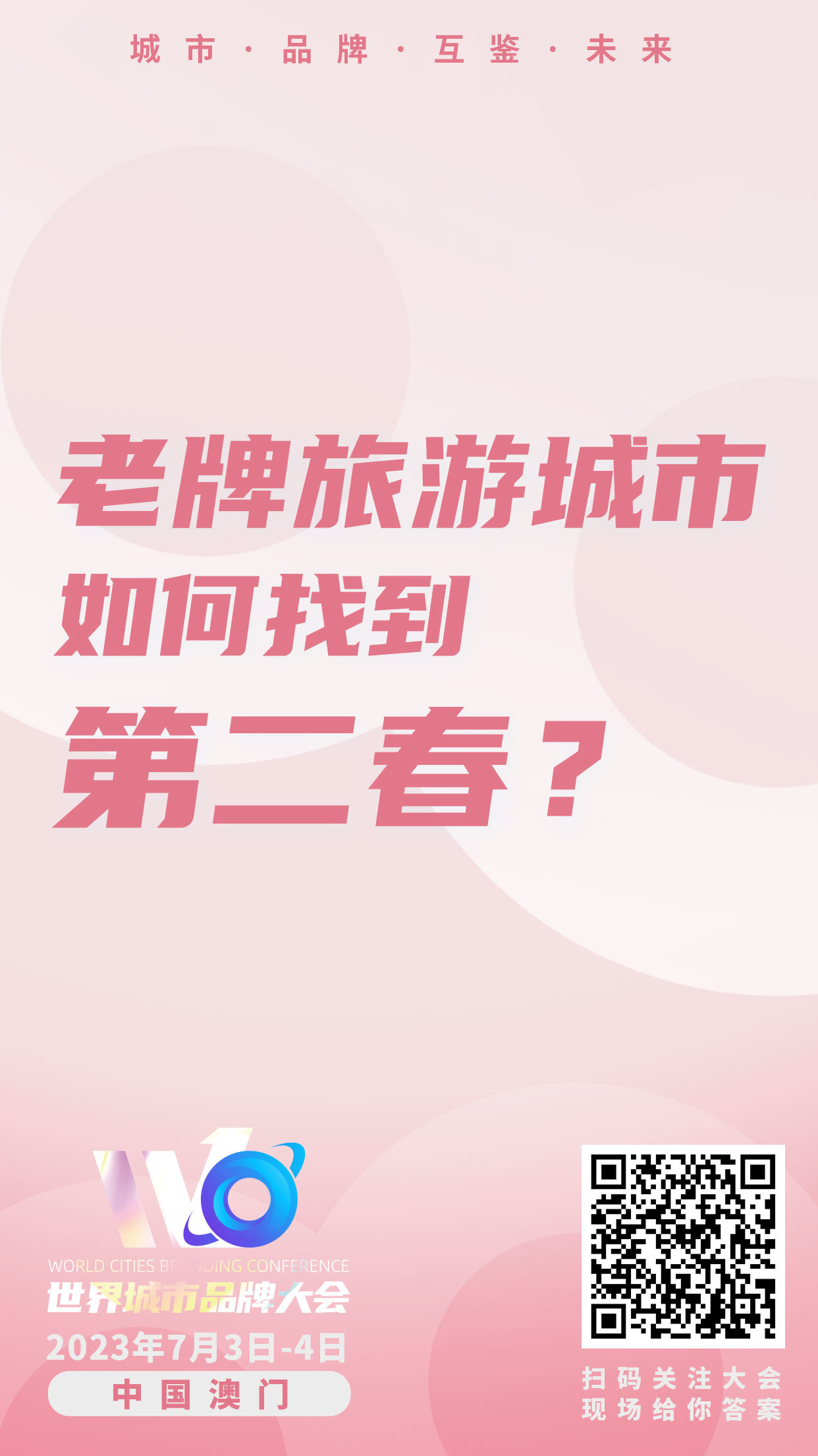 最新剧透!9问世界城市品牌大会,城市品牌、文旅发展路在何方?