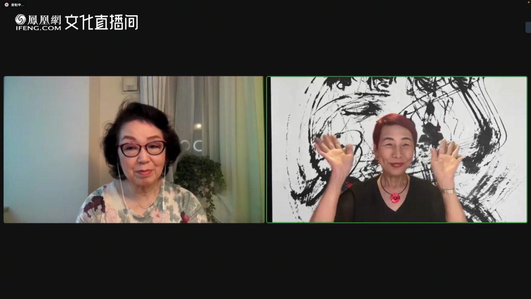 上野千鹤子（下图右）、李银河（上图中）、信田小夜子（下图左）做客凤凰网文化直播间