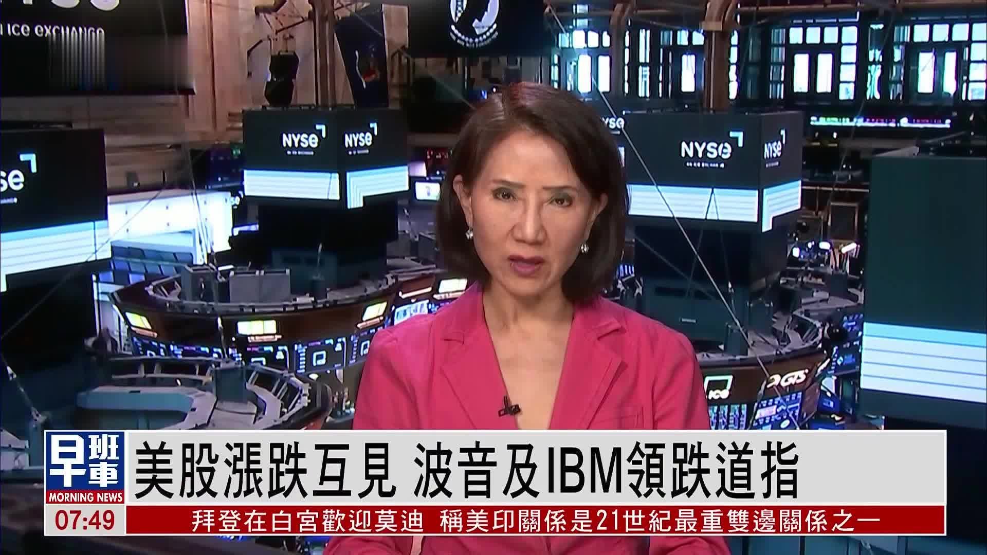 美股涨跌互见 波音及IBM领跌道指