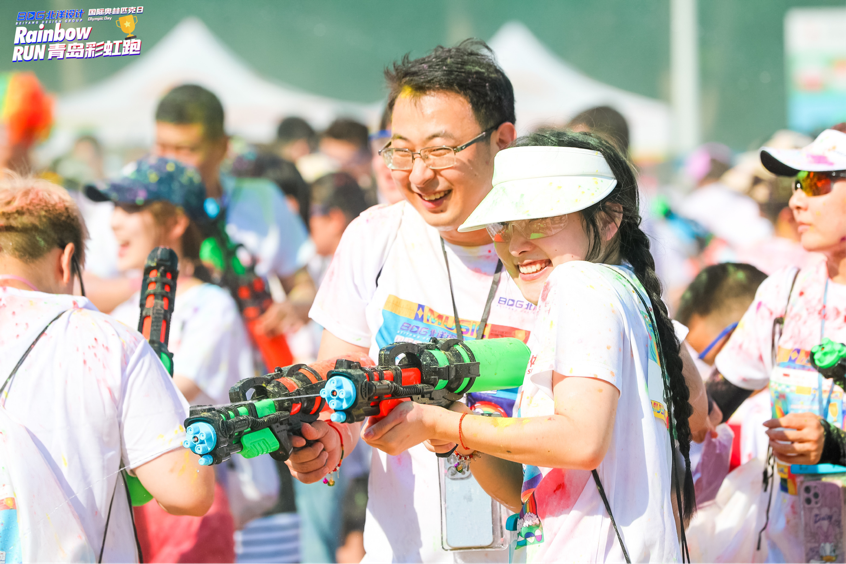 【炫出彩 跑出趣】 国际奥林匹克日·北洋设计2023第四届青岛“彩虹跑” Fun肆启程