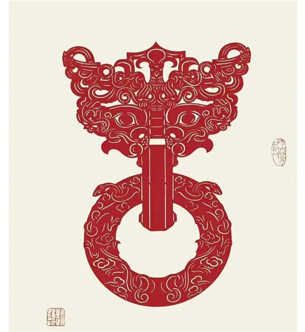 图7:剪纸。来自“易县文化旅游”