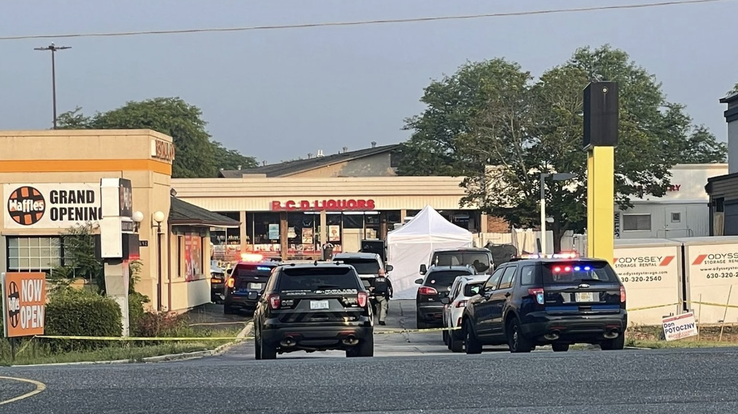 美国芝加哥市郊停车场发生枪击案1死22伤