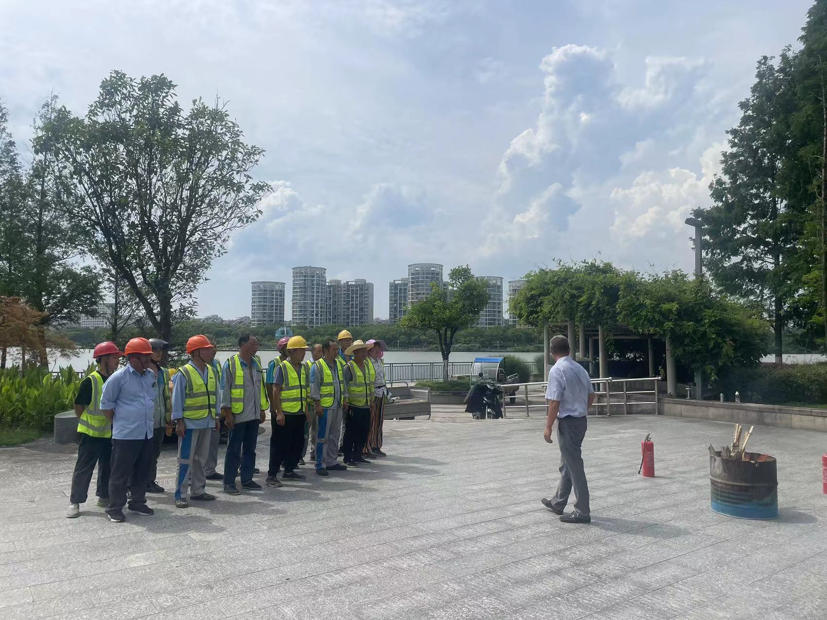 安全不容松懈!园林绿化防火应急处置演练