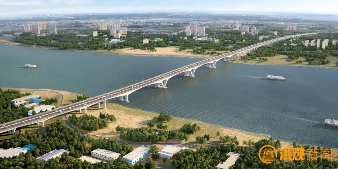 （昌南大桥效果图）