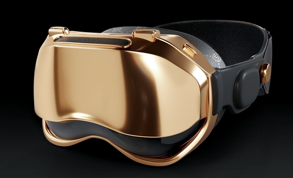 售价超28万!Caviar推出定制苹果Vision Pro:3斤18K黄金闪瞎眼