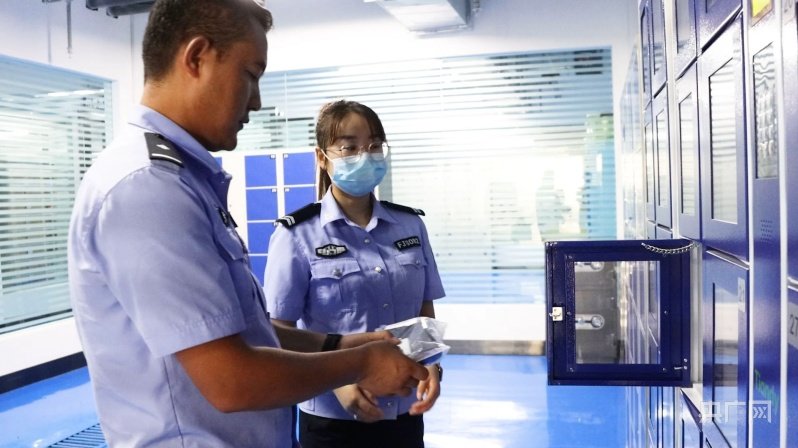 涉案物品保管室（央广网发 张掖市公安局甘州分局 供图）