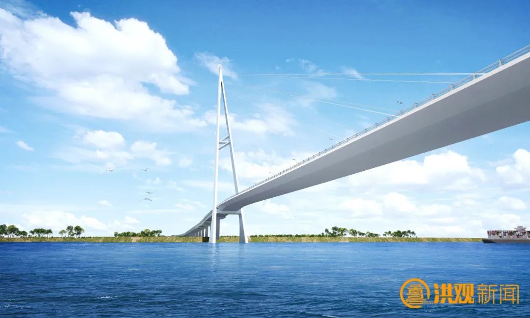 （将军洲大桥效果图）