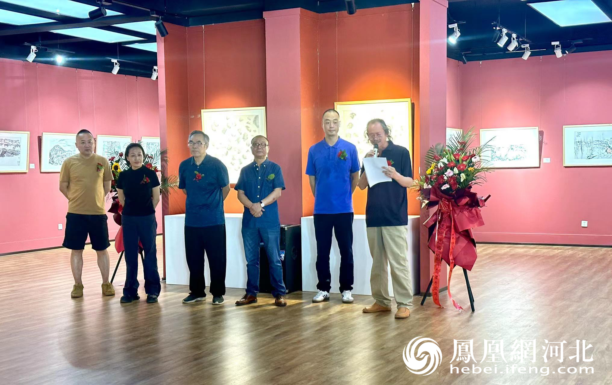 《此心安处——孔朋举水墨作品展》开幕式 在河北美术馆成功举办