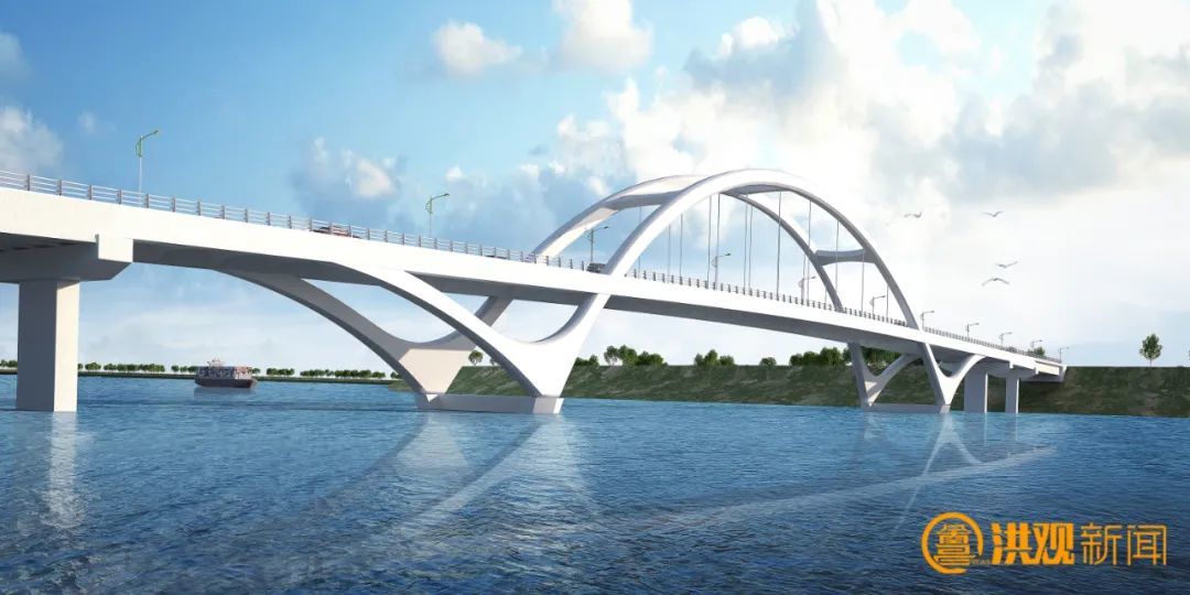 (长乐大桥效果图 )