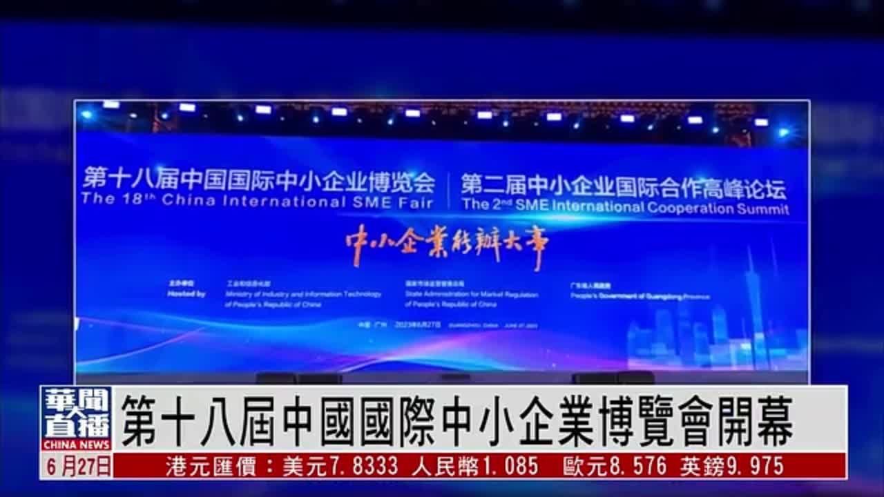直达大湾区｜第十八届中国国际中小企业博览会开幕