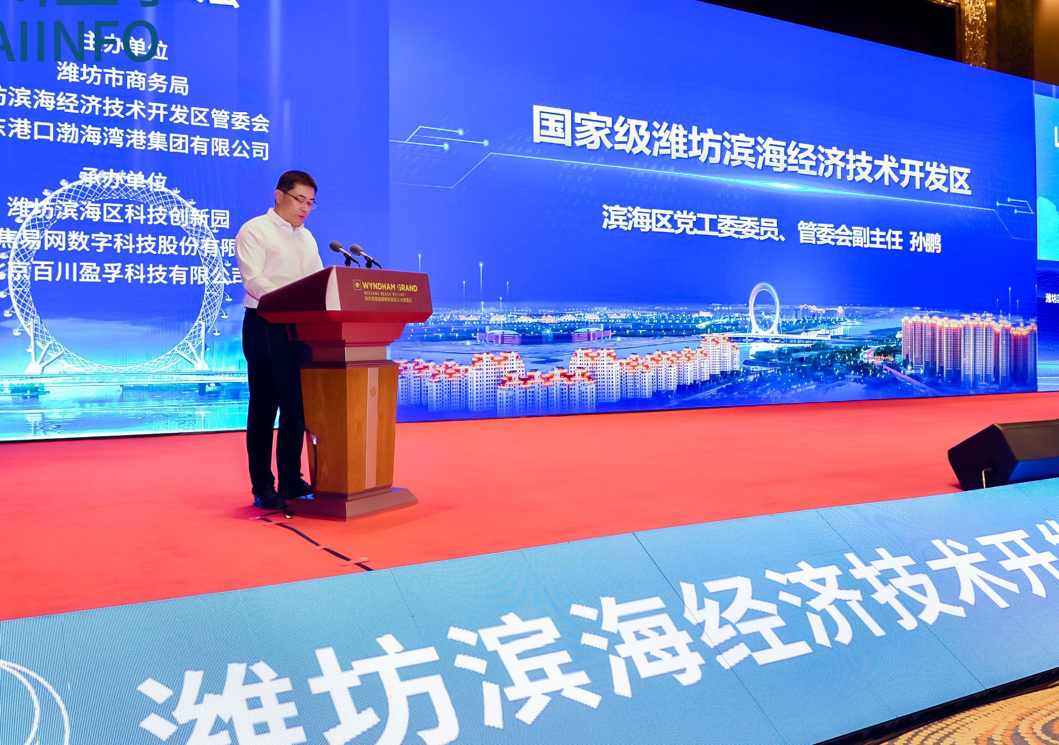 潍坊滨海区党工委委员,管委会副主任孙鹏发布炭素招商和产业政策