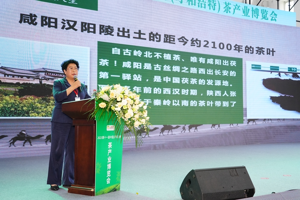 咸阳茯茶在第十一届中国(呼和浩特)茶产业博览会举办推介活动