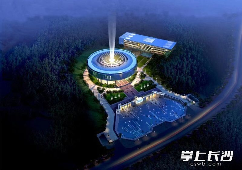 国家超级计算长沙中心鸟瞰图。长沙晚报通讯员 乔侨 供图