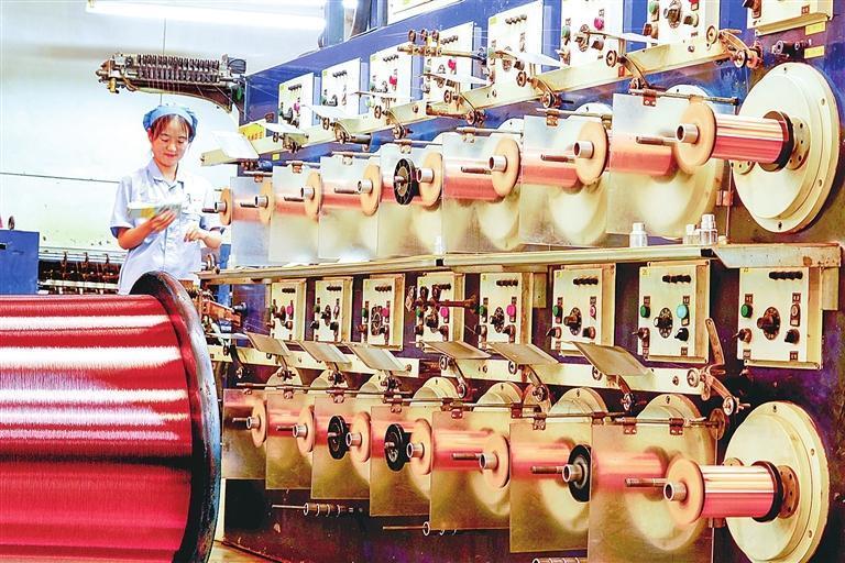 白银集团超微细电磁线生产线