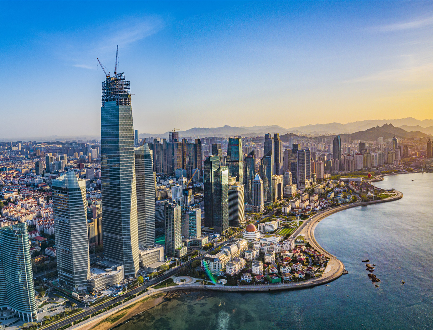 优化区域内交通状况 青岛崂山区姜哥庄路(崂山路以南段)通车