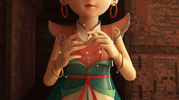 “伽瑶”起舞动图 （敦煌研究院供图）