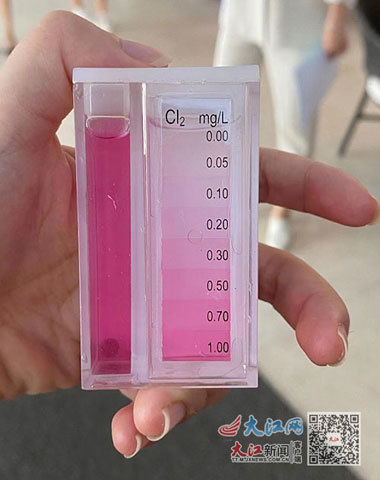 力高皇冠假日酒店游泳健身中心水质余氯含量超标