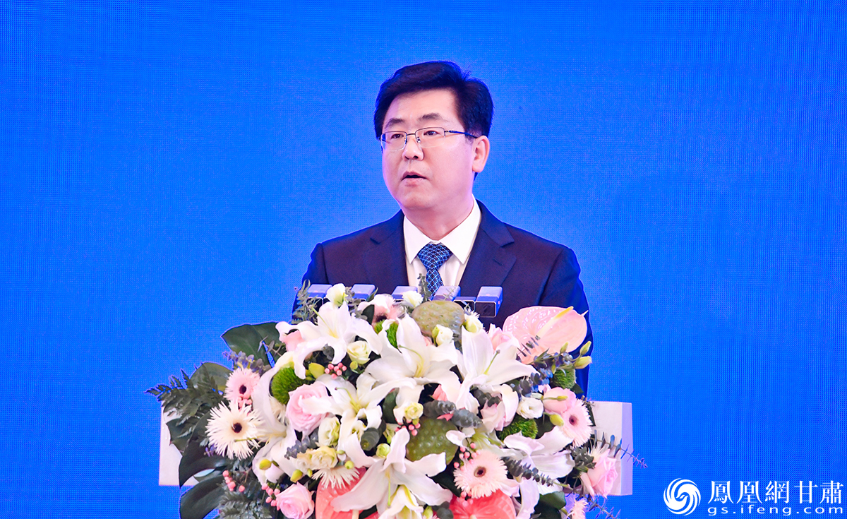 福建省省长赵龙表示，本届兰洽会必将续写丝路繁荣新篇章。杨艺锴 摄