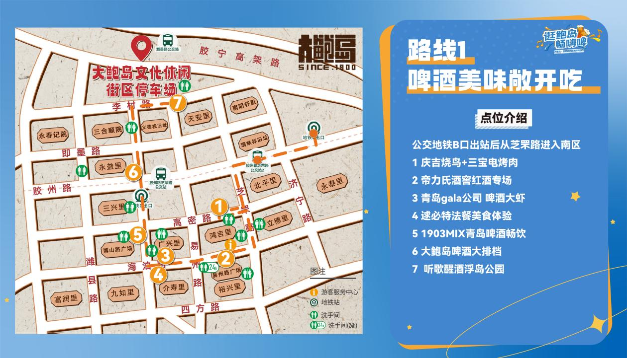 畅饮or逛游？大鲍岛·即墨路首届海鲜啤酒节打卡路线任你选